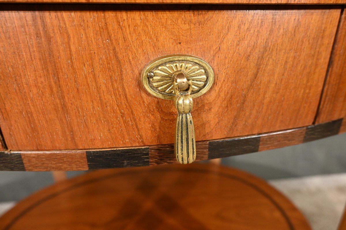 Mahogany And Rosewood Gueridon Table, Art Deco - 1930-photo-2