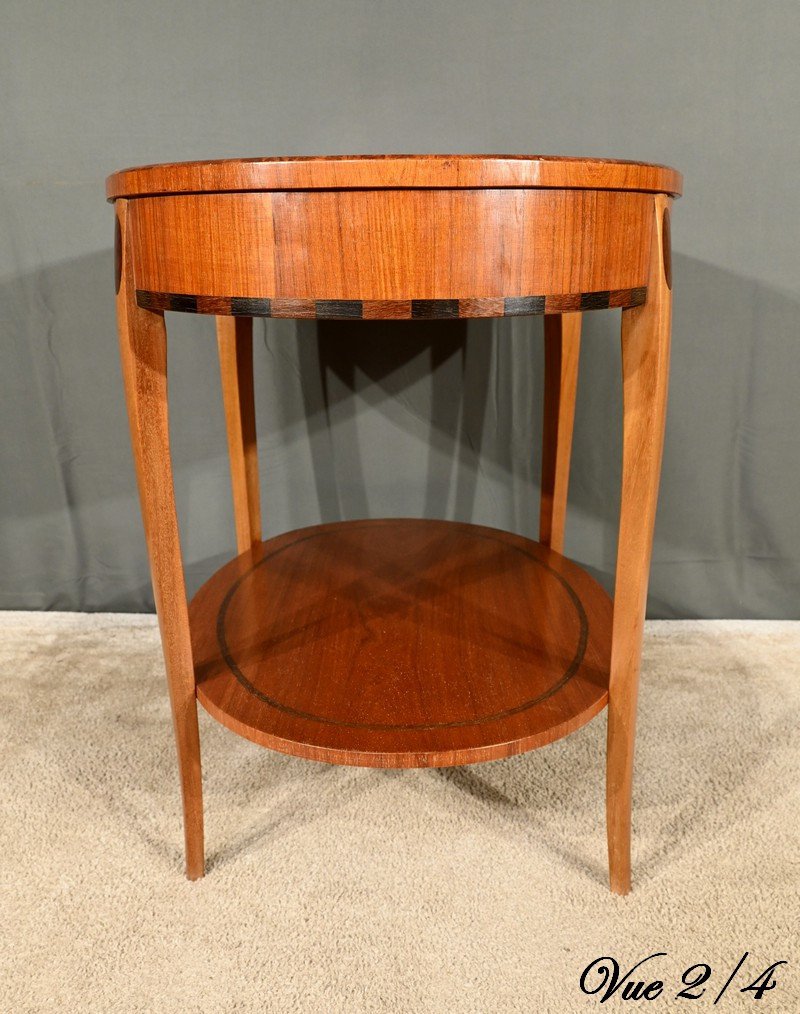 Mahogany And Rosewood Gueridon Table, Art Deco - 1930-photo-4