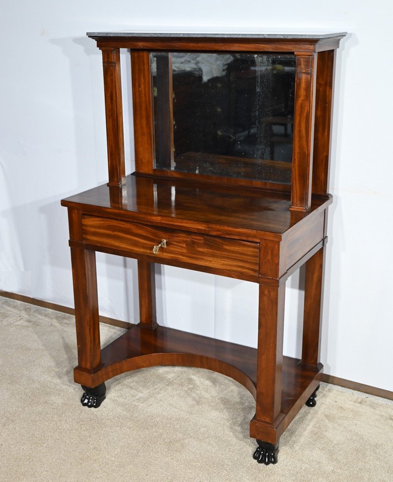 Mahogany Writing Desk, Return From Egypt Period – Early 19th Century-photo-2