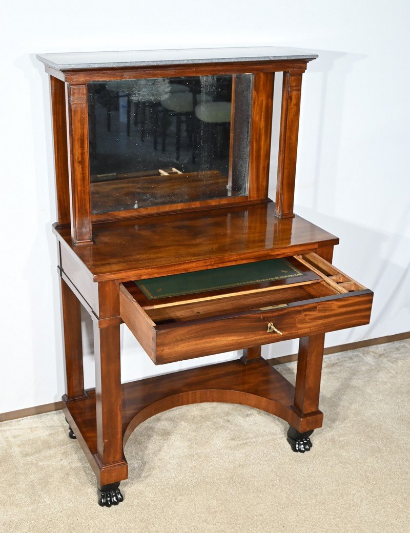 Mahogany Writing Desk, Return From Egypt Period – Early 19th Century-photo-3