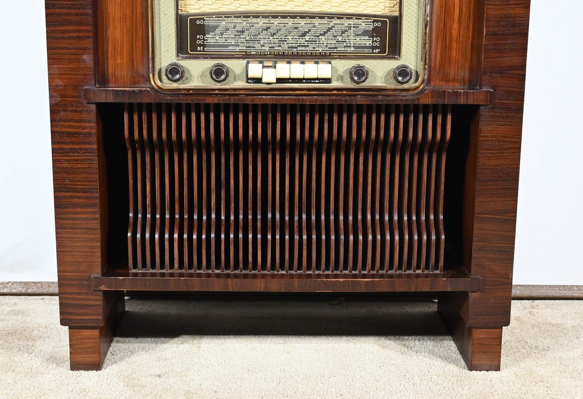 Tsf & Record Player, Amplix, Rosewood Furniture – 1950-photo-4