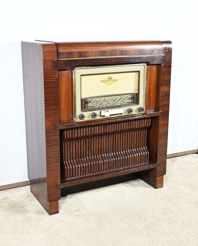 Tsf & Record Player, Amplix, Rosewood Furniture – 1950