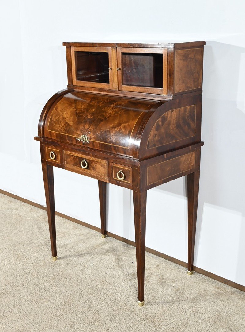 Small Mahogany Bonheur Du Jour Desk, Louis XVI / Directoire Style – Early 20th Century-photo-2