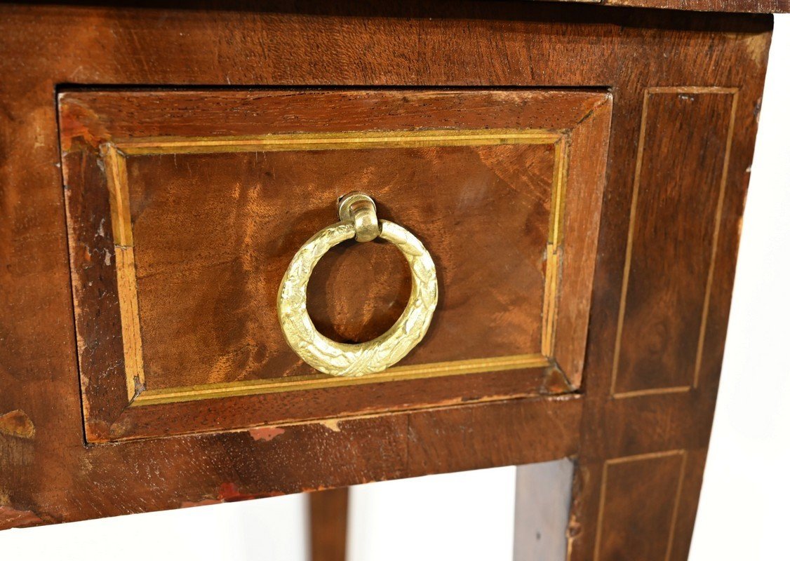 Petit Bureau Bonheur Du Jour En Acajou, Style Louis XVI / Directoire – Début XXe-photo-3