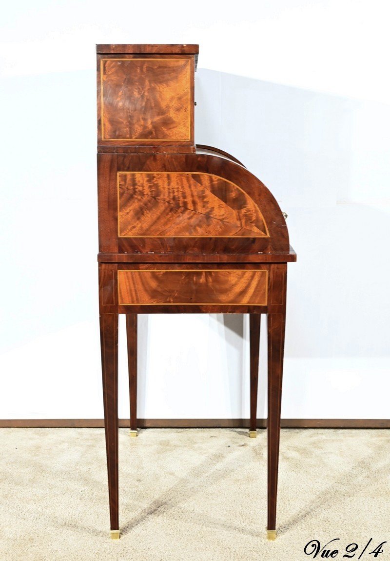 Small Mahogany Bonheur Du Jour Desk, Louis XVI / Directoire Style – Early 20th Century-photo-4