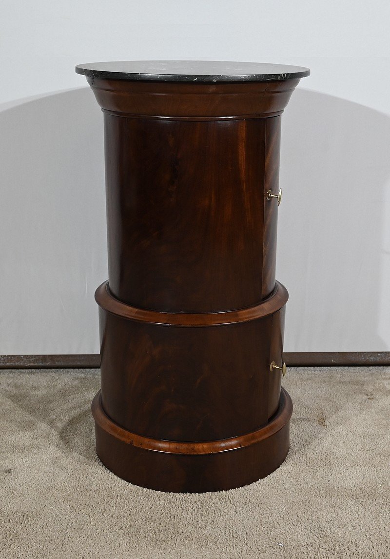 Rare Two-door Somno In Burl Mahogany, Empire Period – Early 19th Century-photo-4