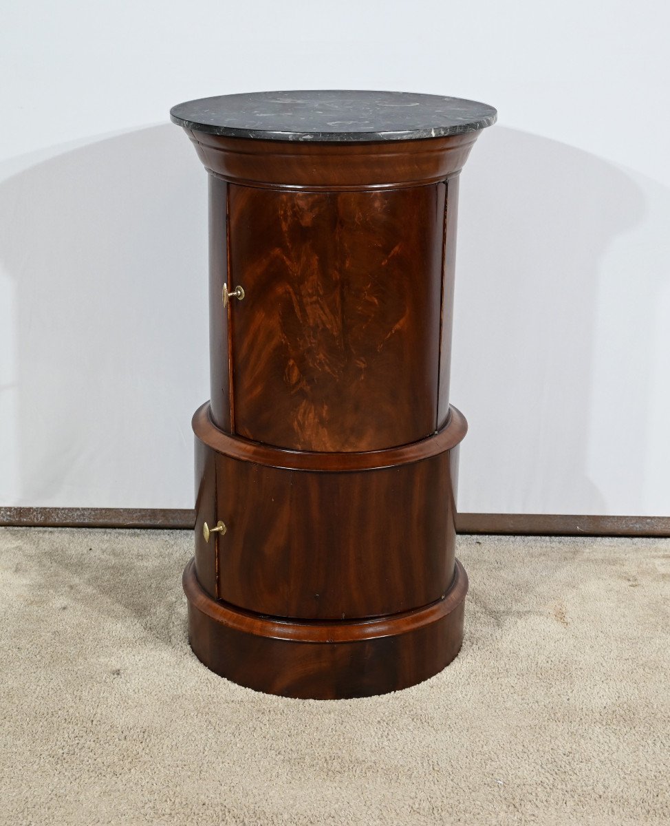 Rare Two-door Somno In Burl Mahogany, Empire Period – Early 19th Century