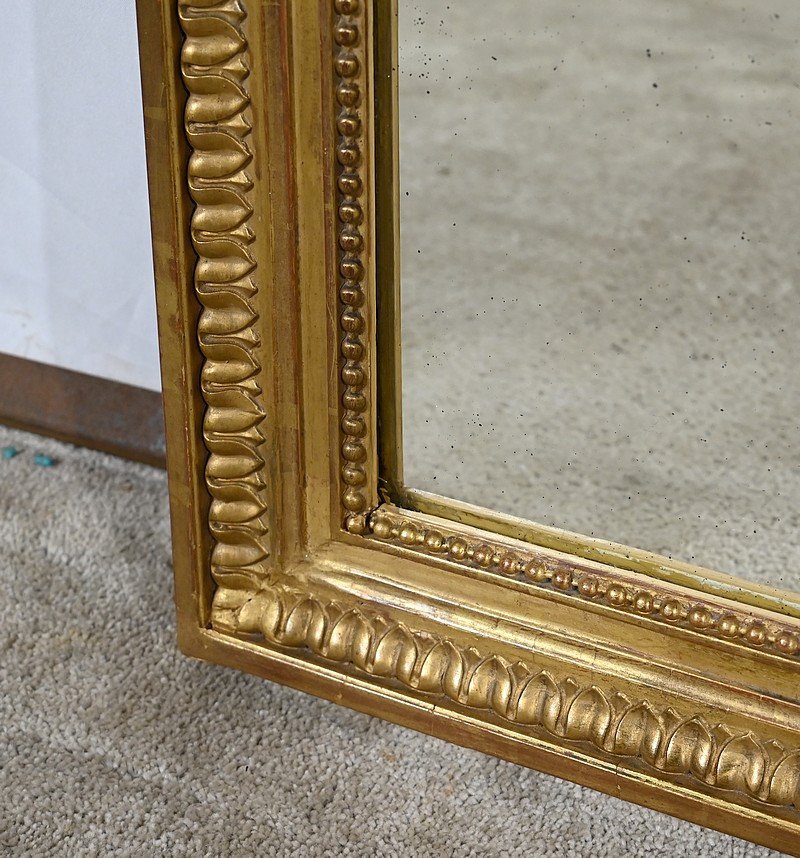 Gilded Wood Mirror, Louis XVI Style, Napoleon III Period – Mid 19th Century-photo-5