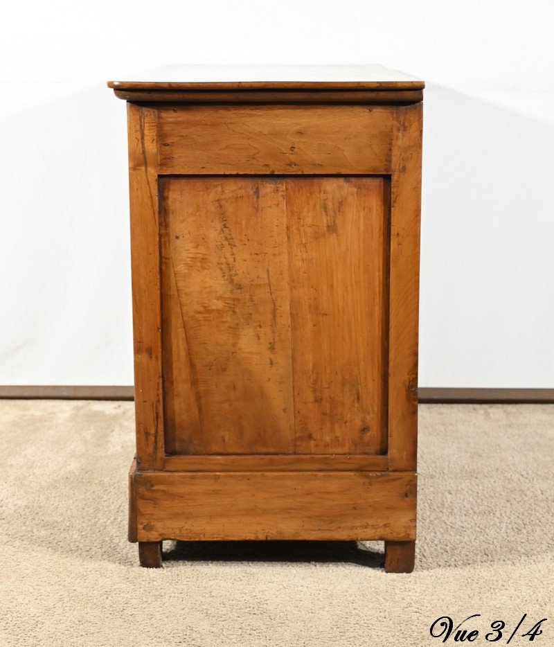 Walnut Writing Chest Of Drawers, Restoration Period – Part 1 Of The 19th Century-photo-6