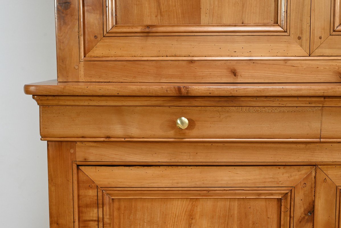 Two-body Sideboard In Cherry Wood, Louis Philippe Period – Mid-19th Century-photo-1