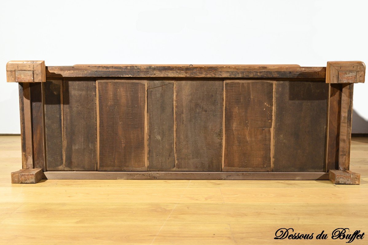 Two-body Sideboard In Cherry Wood, Louis Philippe Period – Mid-19th Century-photo-8