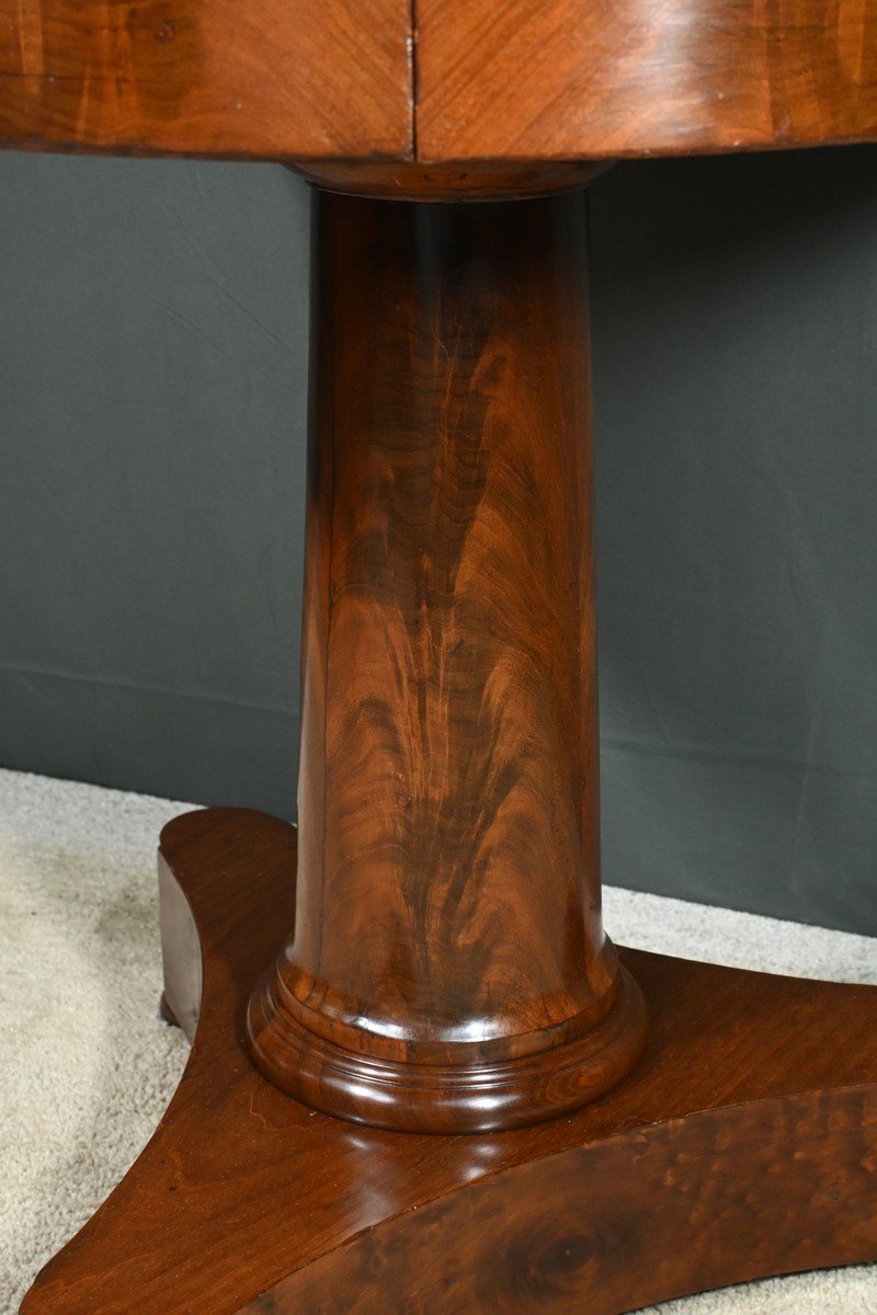 Mahogany Pedestal Table, Empire Period – Early 19th Century-photo-1