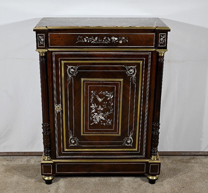 Sideboard In Rio Rosewood, Napoleon III Period - Mid 19th Century-photo-2