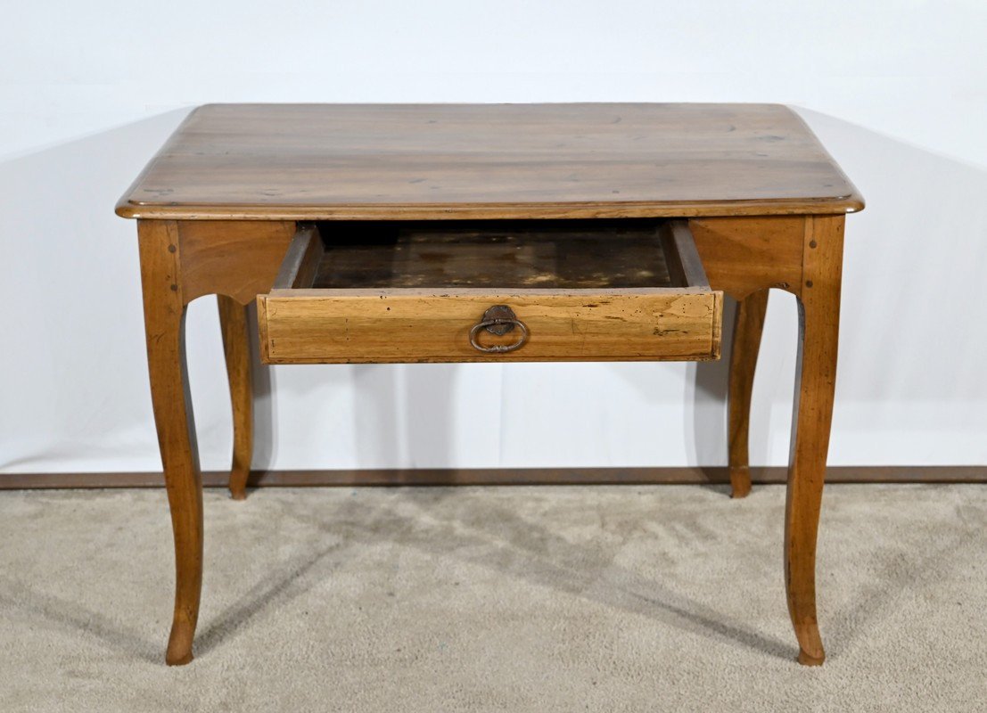 Walnut And Cherry Desk Table, Louis XV Style – Early 19th Century-photo-3