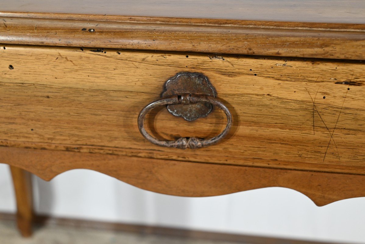 Walnut And Cherry Desk Table, Louis XV Style – Early 19th Century-photo-3