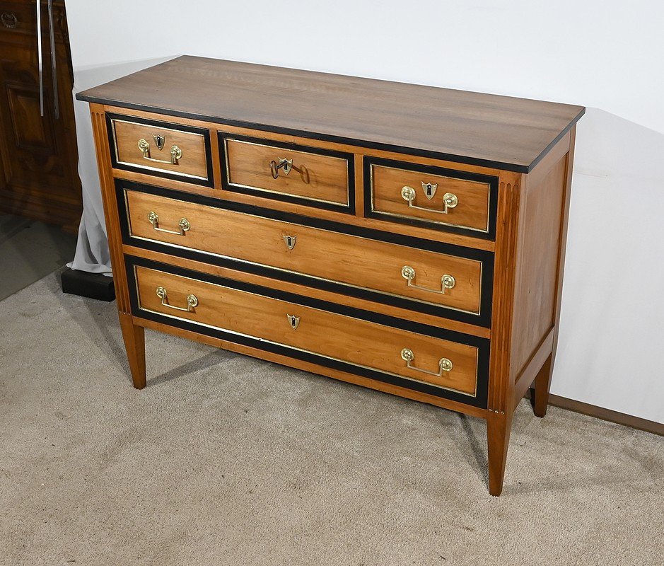 Solid Walnut Property Chest Of Drawers, Louis XVI Period – Late 18th Century-photo-2