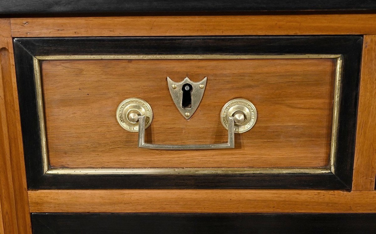 Solid Walnut Property Chest Of Drawers, Louis XVI Period – Late 18th Century-photo-1