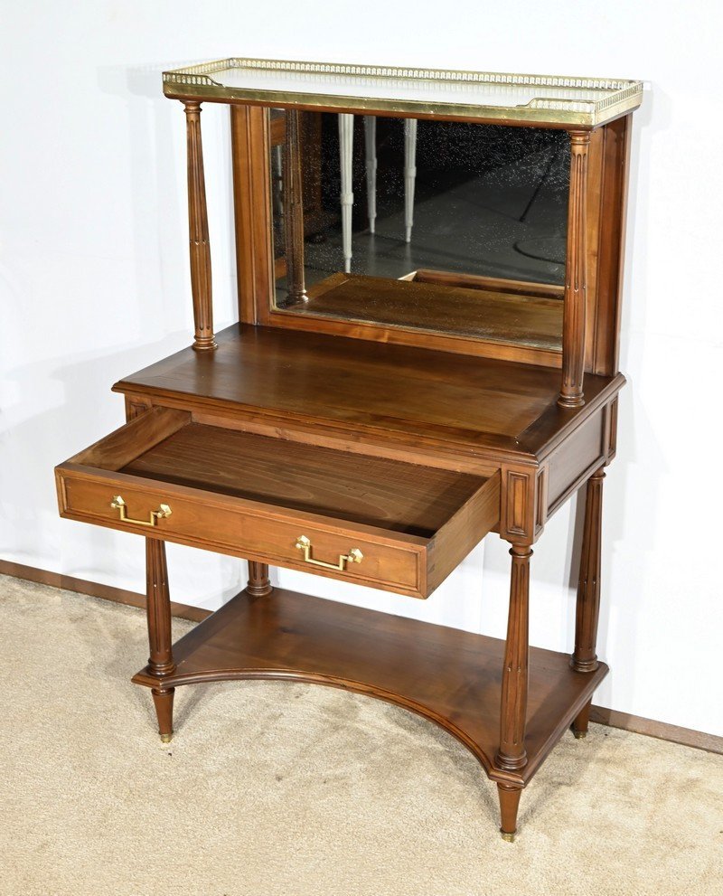 Cherrywood Console Table, Louis XVI Style – Late 19th Century-photo-3