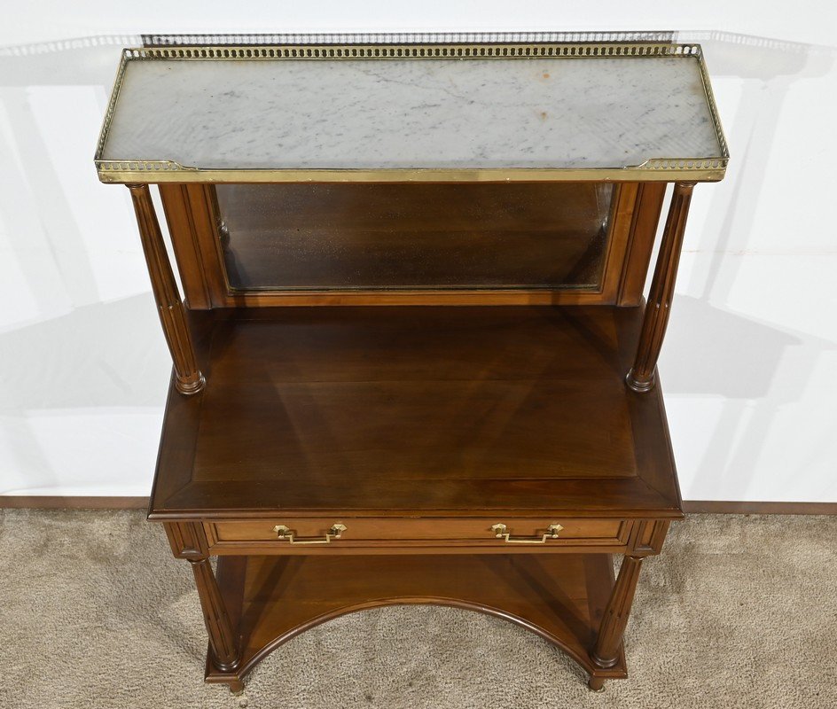 Cherrywood Console Table, Louis XVI Style – Late 19th Century-photo-4