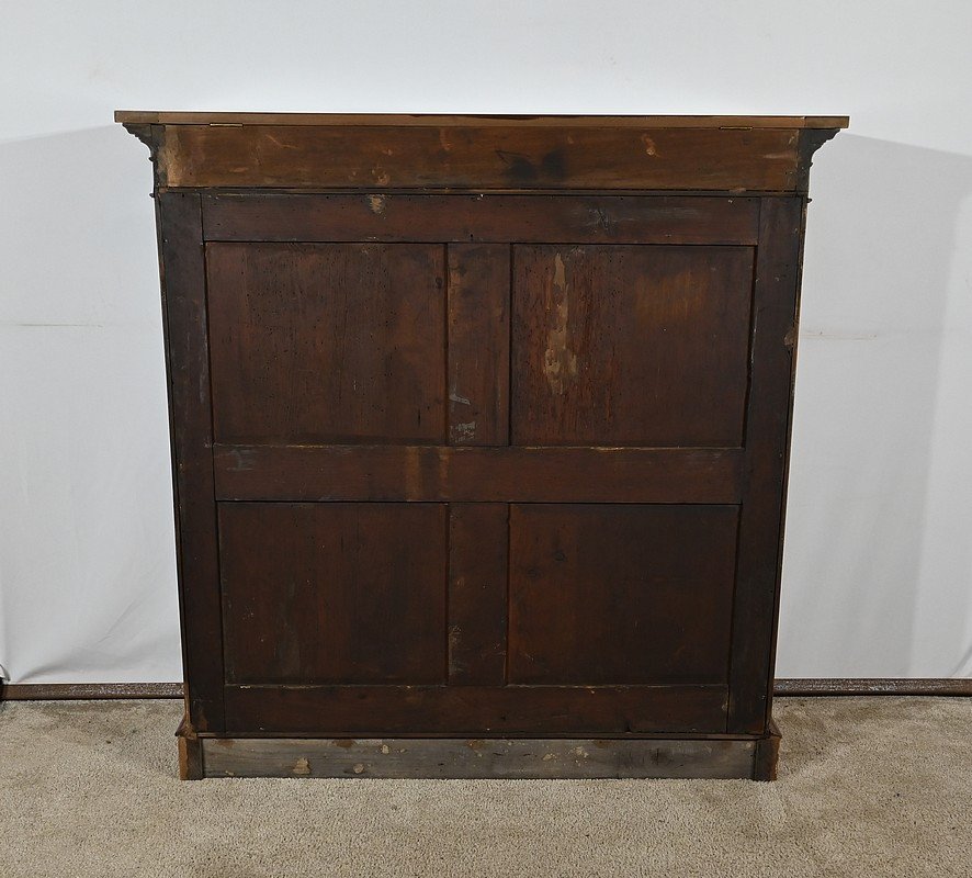 Small English Mahogany Display Cabinet, Georgian Style – Late 19th Century-photo-7