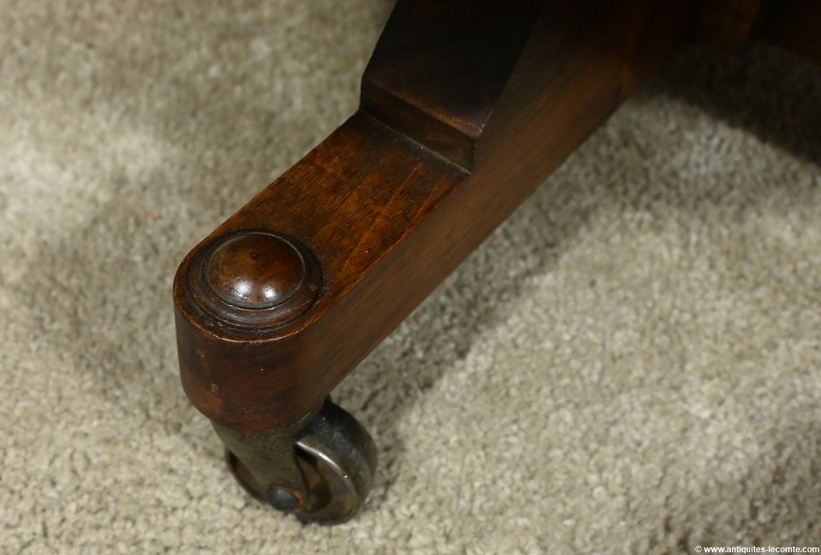 Revolving Walnut Bookcase, Stamped G.lancelin - 1900-photo-4