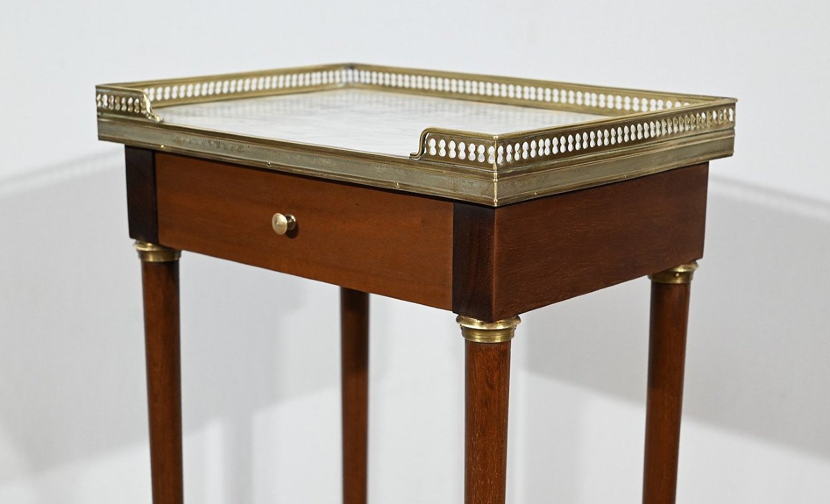 Small Mahogany Coffee Table, Louis XVI Style – Early 20th Century-photo-4