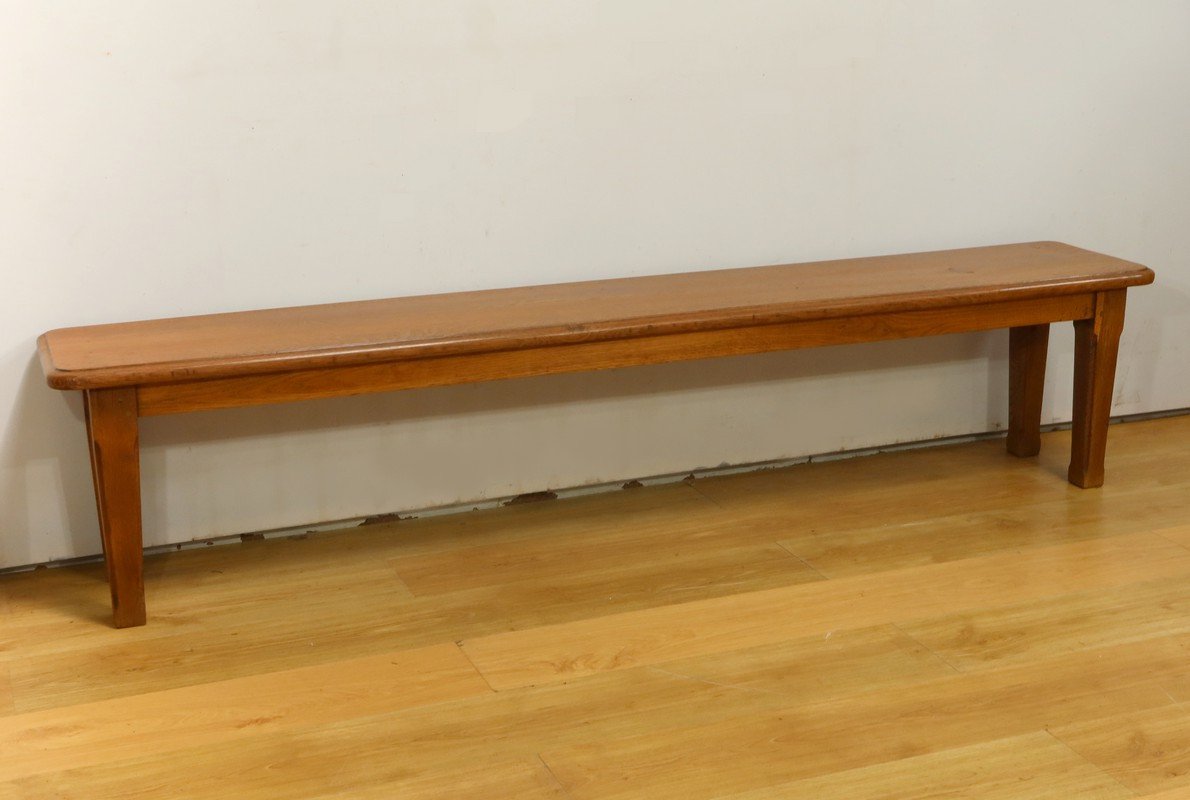 Straight Oak Bench – 1940-photo-2