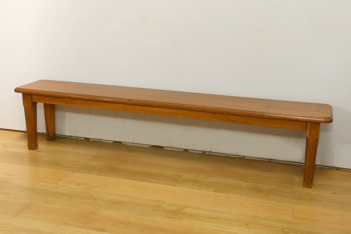 Straight Oak Bench – 1940-photo-3