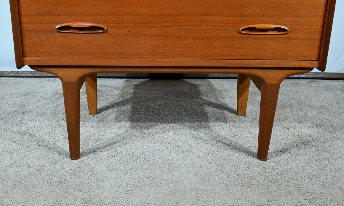 Teak Secretary, Stamped Lb Kofod-larsen, Denmark – 1960-photo-5