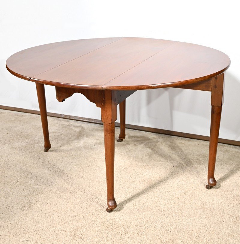 Oval Table For 6 Place Settings In Mahogany, England – Part 1 Of The 19th Century-photo-4