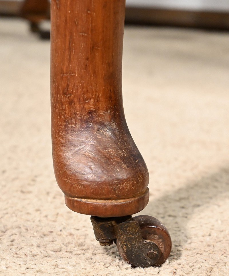 Oval Table For 6 Place Settings In Mahogany, England – Part 1 Of The 19th Century-photo-7