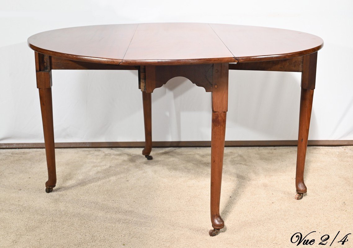 Oval Table For 6 Place Settings In Mahogany, England – Part 1 Of The 19th Century-photo-8