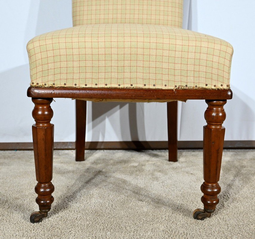 Pair Of Cuban Mahogany Chairs, Restoration Period – Early 19th Century-photo-5