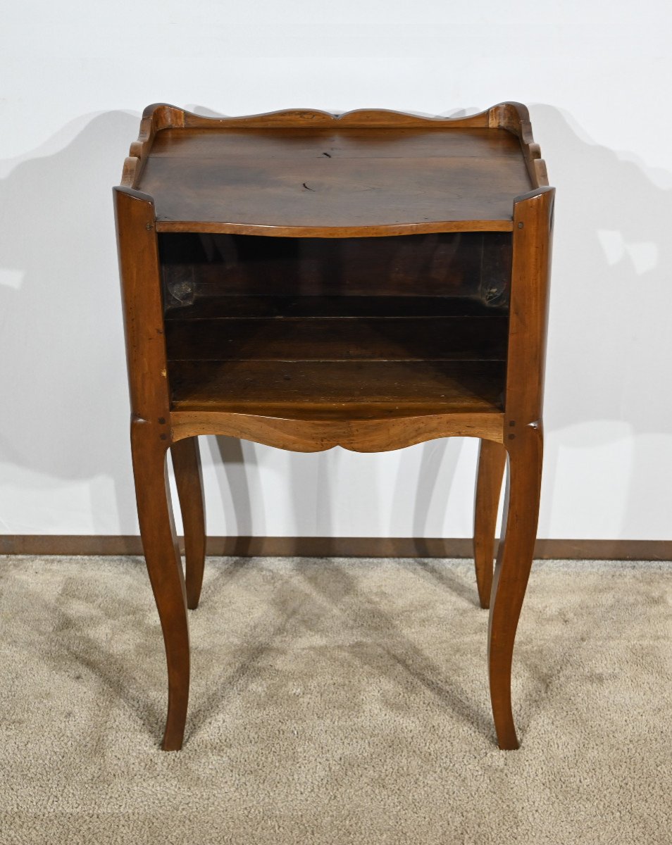 Small Snack Table In Solid Walnut, Louis XV Period – 18th Century-photo-3