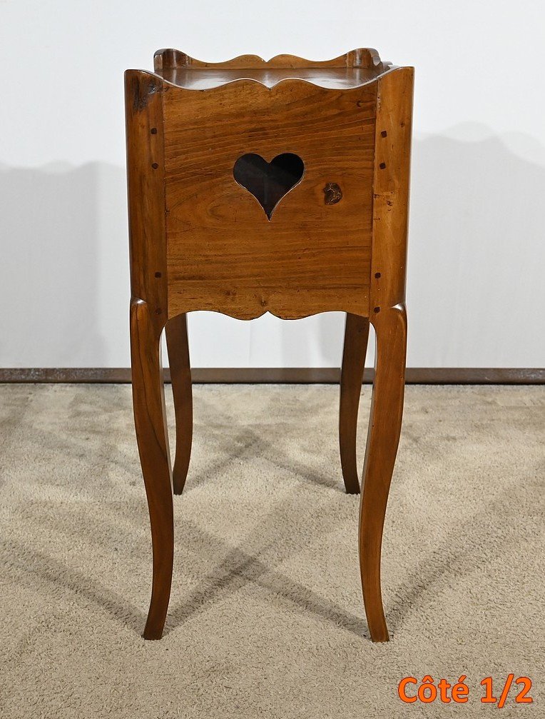 Small Snack Table In Solid Walnut, Louis XV Period – 18th Century-photo-4