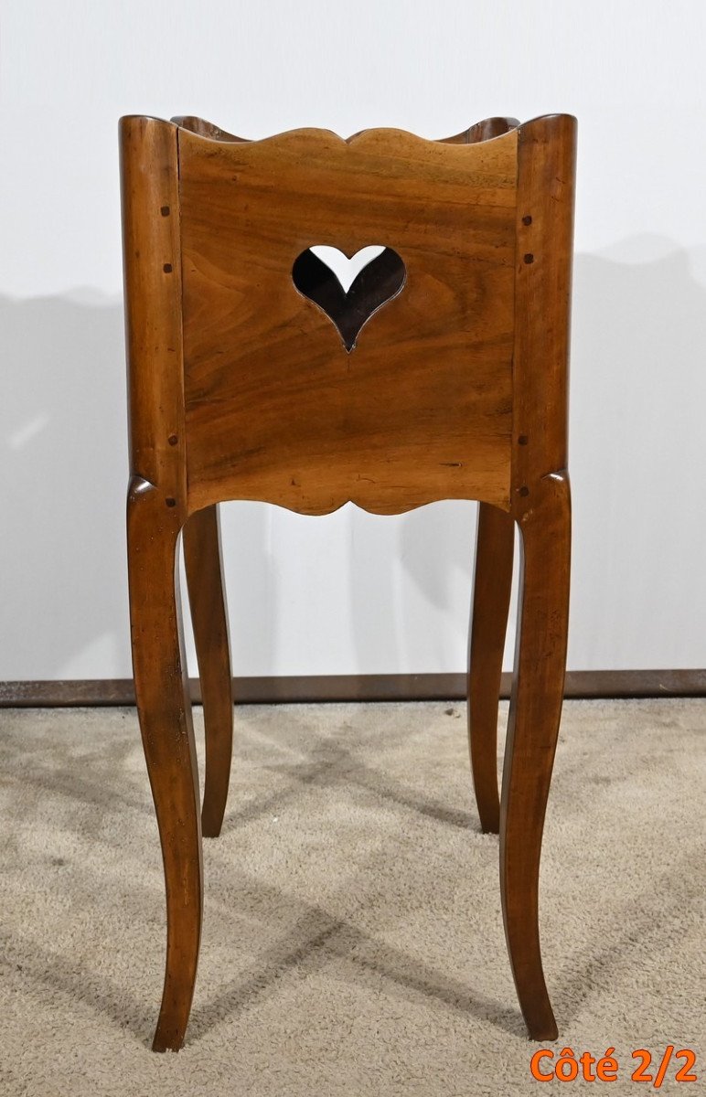 Small Snack Table In Solid Walnut, Louis XV Period – 18th Century-photo-6