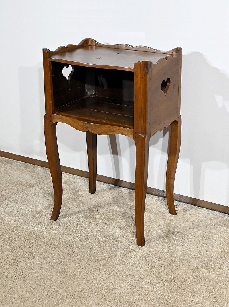 Small Snack Table In Solid Walnut, Louis XV Period – 18th Century