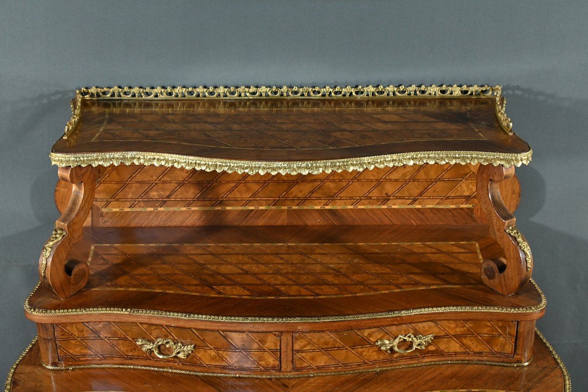 Rosewood Stepped Desk – Part 2, 19th Century-photo-4