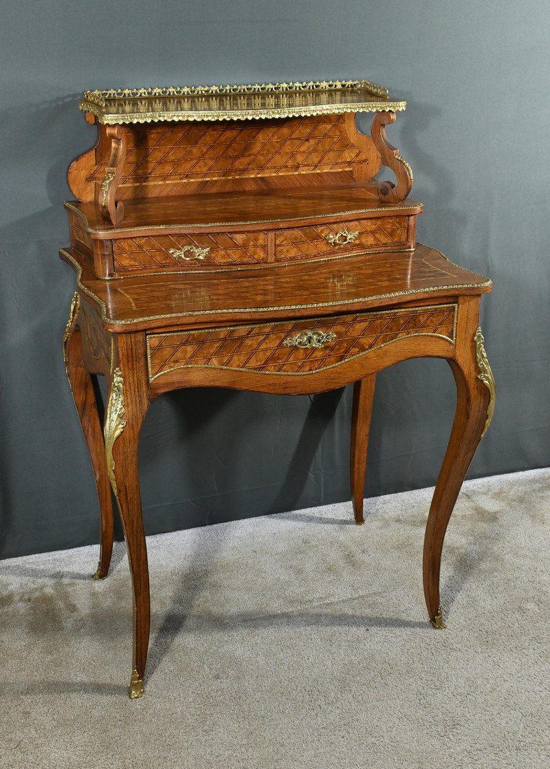 Rosewood Stepped Desk – Part 2, 19th Century