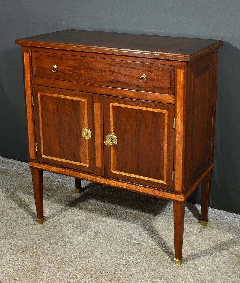 Small Mahogany And Lemon Tree Buffet – Part 1 20th Century-photo-3