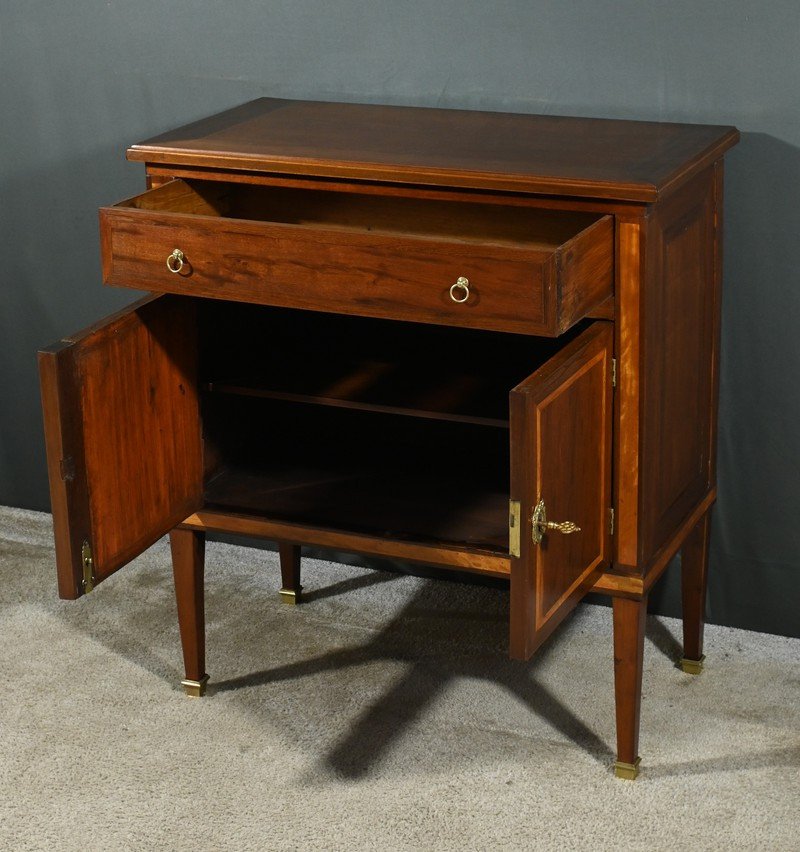 Small Mahogany And Lemon Tree Buffet – Part 1 20th Century-photo-4