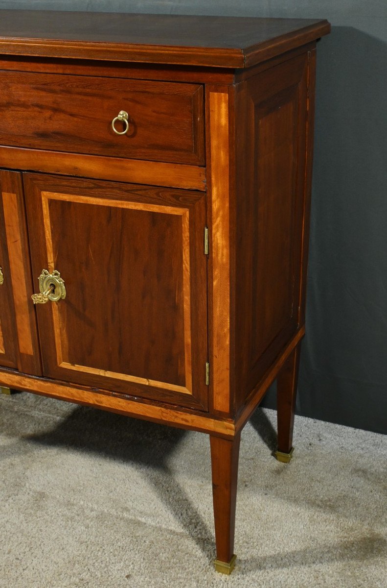 Small Mahogany And Lemon Tree Buffet – Part 1 20th Century-photo-5