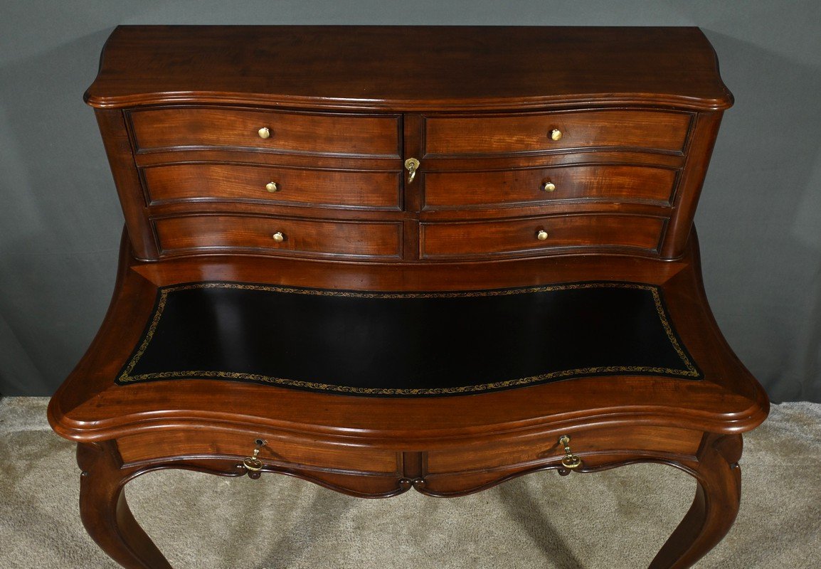 Mahogany Lady's Desk, Napoleon III Period – Mid 19th Century-photo-1