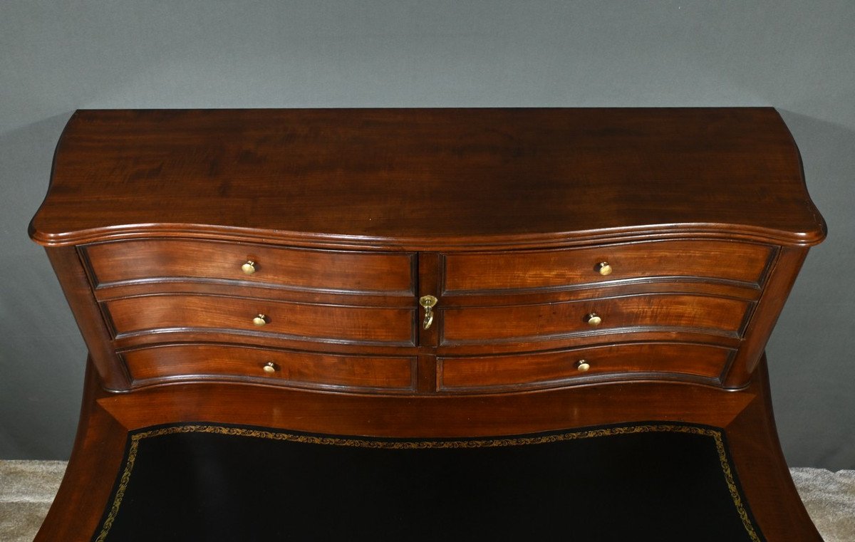 Mahogany Lady's Desk, Napoleon III Period – Mid 19th Century-photo-2