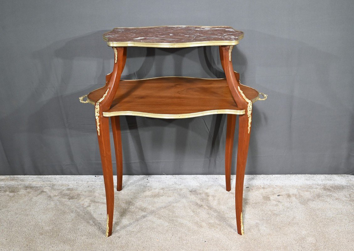 Mahogany Tea Table, Napoleon III Style – Late 19th Century