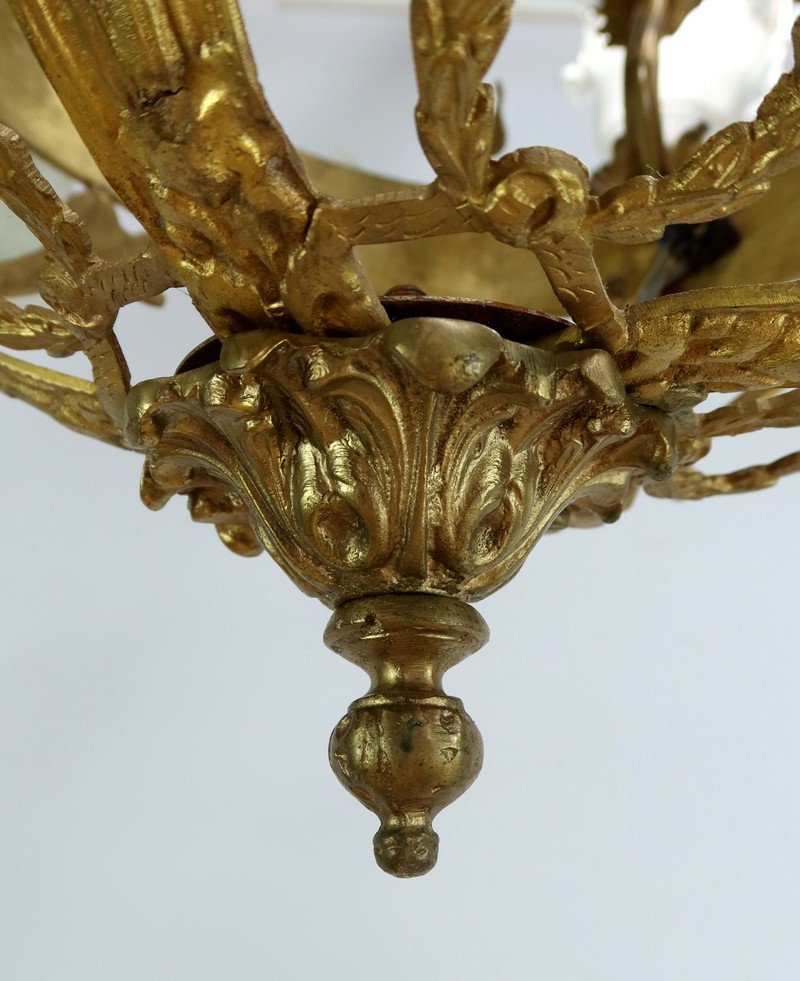 12-light Chandelier In Gilt Bronze, Napoleon III Style – Late 19th Century-photo-8