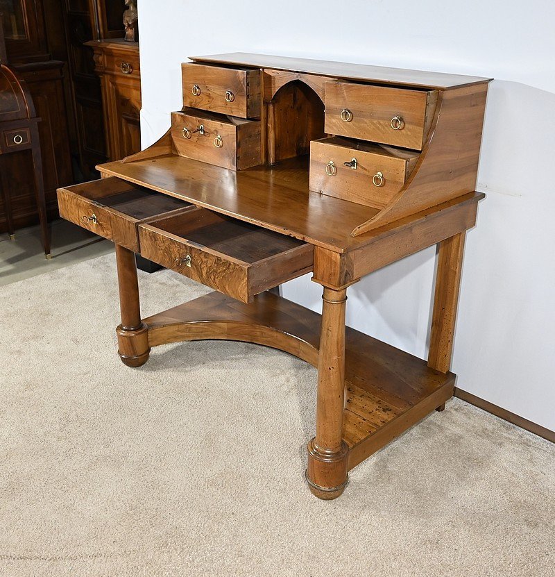 Rare Property Office, In Walnut, Empire Period – Early 19th Century-photo-1