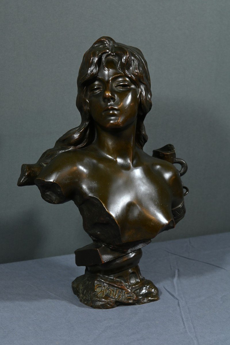 Bronze “capture”, Signed E.villanis – Late 19th Century