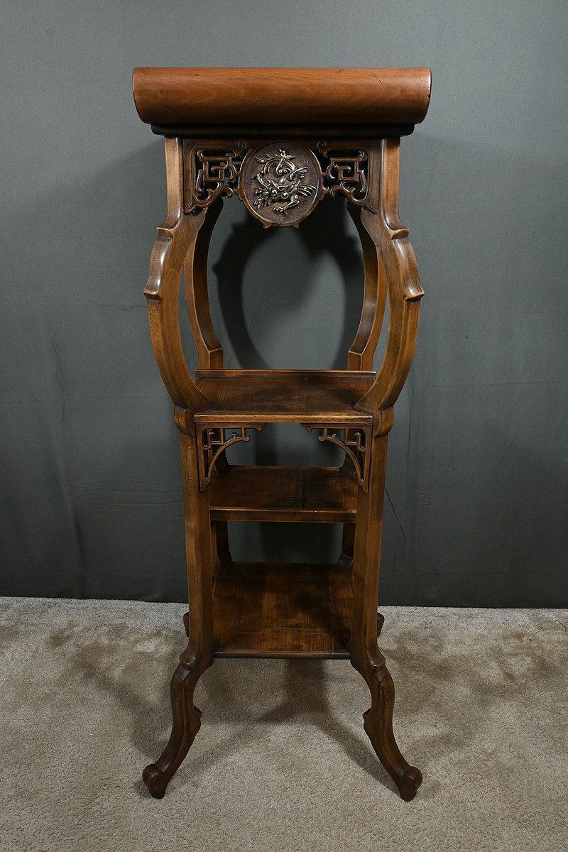 Large Asian Stand In The Viardot Style – Late 19th Century-photo-7