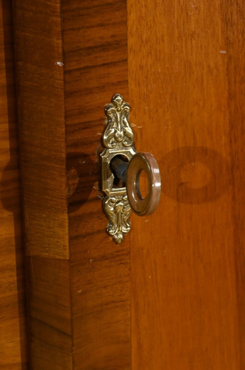 Petite Armoire En Noyer, Art Déco, Maison Walrose, Angleterre – 1940-photo-8